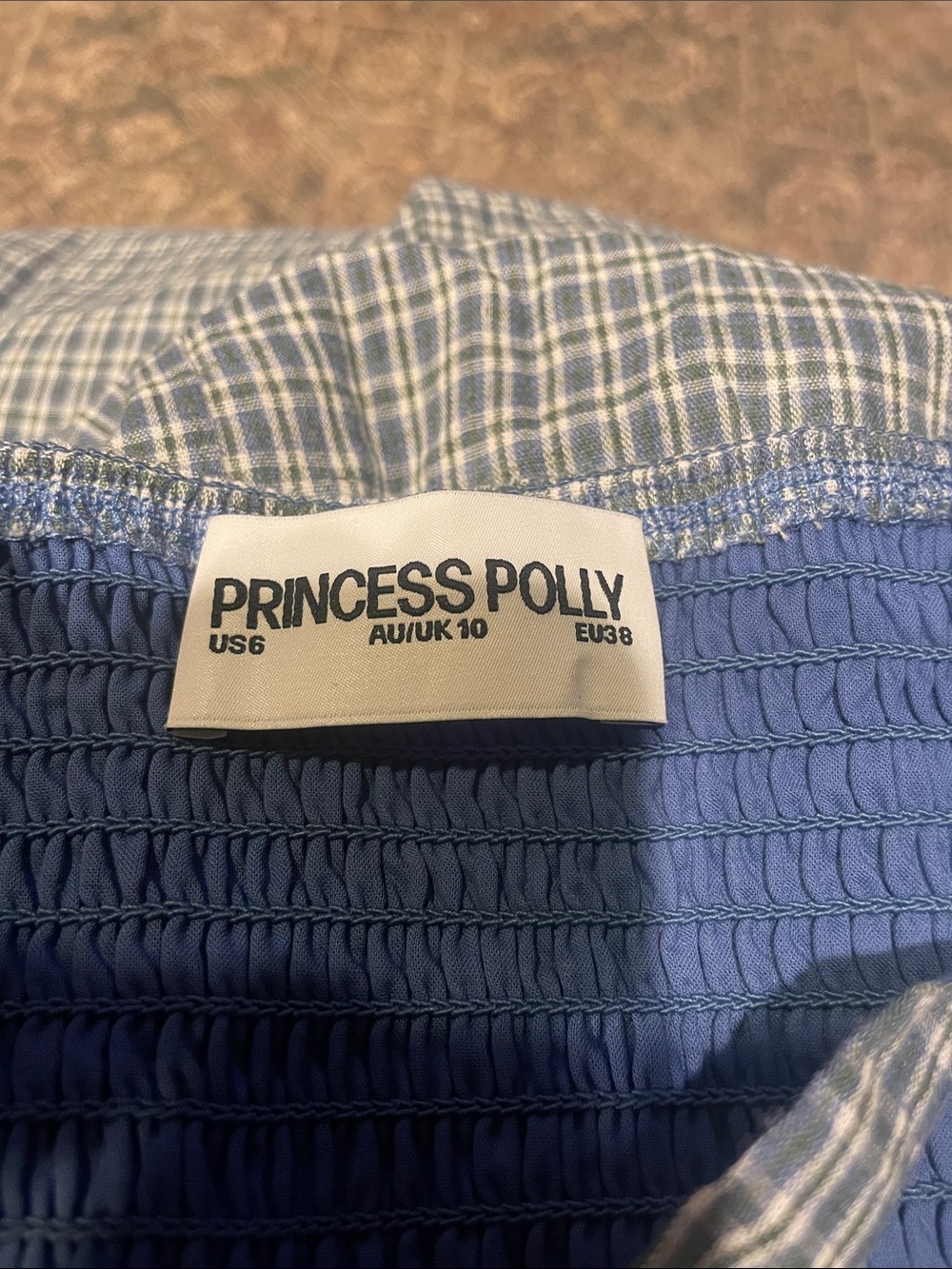 Princess Polly Cartmel Check Maxi Dress Navy - Picture 10 of 12